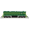 Atlas 10005300 Master Series Silver SD-35 Locomotive (Silver Sound Ready�) - Left Fork Processing # 2001 (Yellow/Green)