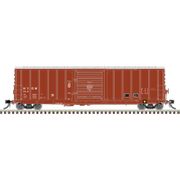 Atlas 20007550 Master Series HO Scale CNCF 5000 Box Car - New York, Susquehanna and Western Railway 115 (Brown/White)
