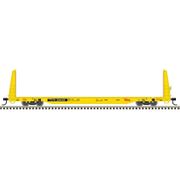 Atlas 20007963 Trainman HO Scale Bulkhead Flat Car - TTX Forward Thinking (TTPX) Road # 804442 (Yellow)