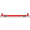 Atlas 20007967 TrainmanŽ HO Scale Short Bulkhead Flat Car - Southern Parts & Equipment Road # 606 (Red) Atlas 20007967 TrainmanŽ HO Scale Short Bulkhead Flat Car - Southern Parts & Equipment Road # 606 (Red)