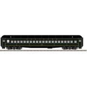 Atlas 20008051 HO Scale Modernized Heavyweight Coach - Southern Road # 1075 (Green)
