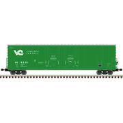 Atlas 20008102 Master Series HO Scale 53' Evans Double Plug Door Box Car - VC - Virginia Central # 5226 (Green/White)