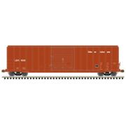 Atlas 20008122 Master Series HO Scale FMC 5077 Single Door Box Car - Delaware Lackawanna (LBR) # 4818 (Red/White)