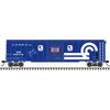 Atlas 20008144 Master Series HO Scale 50' Postwar Single Door Box Car - Conrail # 146776 (Red/White/Blue)