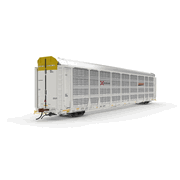 Atlas 20008149 Master Series HO Scale Trinity Hourglass Auto Rack - BNSF Road # 300142 (White)