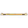 Atlas 20008195 Master Series HO Scale F89J Flat Car - KTTX w/TTX Large Logo (end hitches) Road # 601743 (Yellow)