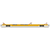 Atlas 20008207 Master Series HO Scale F89J Flat Car - TTX 1970's (mid/end hitches) Road # 601836 (Yellow)