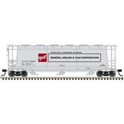 Atlas 20008212 Master Series HO Scale 3 Bay Cylindrical Hopper - General Aniline & Film Corp (NAHX) Road # 32104 (Gray/Red)