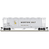 Atlas 20008214 Master Series HO Scale 3 Bay Cylindrical Hopper - Morton Salt (USEX) Road # 283 (Gray)