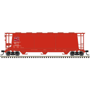 Atlas 20008224 Master Series HO Scale 3 Bay Cylindrical Hopper - MKT (BKTY) Road # 1016 (Red)