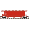 Atlas 20008225 Master Series HO Scale 3 Bay Cylindrical Hopper - MKT (BKTY) Road # 1021 (Red)