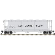Atlas 20008229 Master Series HO Scale 3 Bay Cylindrical Hopper - ACF Center Flow Demonstrator Road # 88 (Black/White)