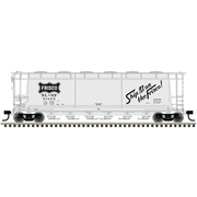 Atlas 20008236 Master Series HO Scale 6 Bay Cylindrical Hopper - Frisco Road # 81024 (Silver/Black)