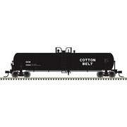 Atlas 20008293 Master HO Scale 20,700 Gallon Tank Car - Cotton Belt (SSW) # 55009 (Black/White)