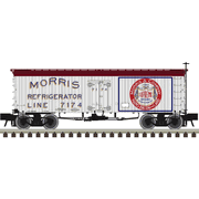 Atlas 20008488 Master HO Scale 36' Wood Reefer - Morris Refrigerator Line "Supreme" # 7171 (White/Red/Blue/Gold/Black)