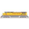 Atlas 40005662 Master Series Silver N Scale Dash 8-40C Locomotive - Union Pacific (Front ditch lights) 9129 (Yellow/Gray) Atlas 40005662 Master Series Silver N Scale Dash 8-40C Locomotive - Union Pacific (Front ditch lights) 9129 (Yellow/Gray)