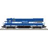 Atlas 40006173 Master Series Silver N Scale U23B Diesel Locomotive - Conrail Express (RBMN) with ditch lights Road # 2395 (Blue/White/Black)