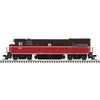 Atlas 40006174 Master Series Silver N Scale U23B Diesel Locomotive - Naugatuck Railroad with ditch lights Road # 2203 (Red/Brown/Black)