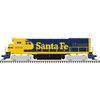 Atlas 40006176 Master Series Silver N Scale U23B Diesel Locomotive - Santa Fe Road # 6318 (Blue/Yellow/Silver)