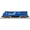 Atlas 40006178 Master Series Silver N Scale U23B Diesel Locomotive - Conrail Road # 2711 (Blue)