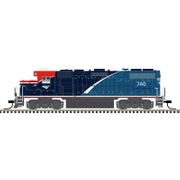 Atlas 40006212 Master Series Silver N Scale GP38-2 Diesel Locomotive - Amtrak (Phase VII) (Officially licensed by Amtrak) Road # 740 (Midnight Blue/Red/White)