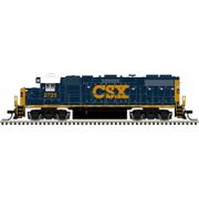 Atlas 40006223 Master Series Silver N Scale GP38-2 Diesel Locomotive - CSX (YN3) Road # 2729 (Blue/Yellow)