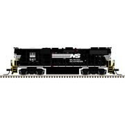 Atlas 40006226 Master Series Silver N Scale GP38-2 Diesel Locomotive - Norfolk & Southern Road # 5146 (Black/White)