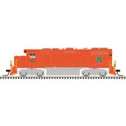 Atlas 40006231 Master Series Silver N Scale GP38-2 Diesel Locomotive (Limited Edition) - EJ&E Road # 703 (Orange/Green/Silver)-
