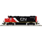 Atlas 40006239 Master Series Gold N Scale GP38-2 Diesel Locomotive - Canadian National (IC) Road # 9638 (Black/Red/White/Yellow)