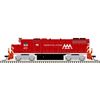 Atlas 40006243 Master Series Gold N Scale GP38-2 Diesel Locomotive - Vermont Railway (2022 repaint) Road # 201 (Red/White)