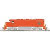 Atlas 40006254 Master Series Gold N Scale GP38-2 Diesel Locomotive (Limited Edition) - EJ&E Road # 703 (Orange/Green/Silver)