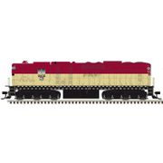 Atlas 40006300 Master Series Silver N Scale SD-24 High Hood Diesel Locomotive - Wisconsin Central (ex-FRV) # 2402 (Maroon/Yellow)