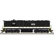 Atlas 40006316 Master Series Gold N Scale SD-24 High Hood Diesel Locomotive - Illinois Central Gulf (ex-SOU) # 6315 (Black/Imitation Aluminum/Gold/White)