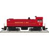Atlas 40006345 Master Series Silver N Scale ALCO S-4 Diesel Locomotive Morristown & Erie # 14 (Red/White)