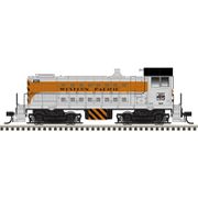 Atlas 40006351 Master Series Silver N Scale ALCO S-4 Diesel Locomotive Western Pacific # 564 (Silver/Orange)