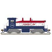 Atlas 40006379 Master Series Silver Sound Ready N Scale SW9 / 1200 Locomotive - Pittsburg & Shawmut Road # 1865 (Red/White/Blue)