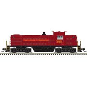 Atlas 40006403 Classic Series Silver Sound Ready N Scale RS-1 Locomotive - Arkansas & Missouri (AM) Road # 20 (Red/Yellow)
