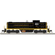 Atlas 40006438 Classic Series Gold Sound Equipped Ready N Scale RS-1 Locomotive - Livonia, Avon & Lakeville Road # 20 (Black/Yellow)