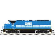 Atlas 40006443 Master Series Silver Sound Ready N Scale GP40 Locomotive - GATX Leasing (GCSX) Road # 3717 (Blue/White)