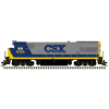Atlas 40006496 Master Series Silver N Scale U36B Diesel Locomotive (Silver Sound Ready™) - CSX YN2 # 5764 (Blue/Gray/Yellow) Atlas 40006496 Master Series Silver N Scale U36B Diesel Locomotive (Silver Sound Ready™) - CSX YN2 # 5764 (Blue/Gray/Yellow)