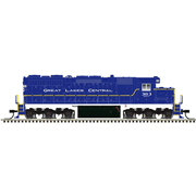 Atlas 40006516 Master Series Silver N Scale SD-35 Diesel Locomotive (Silver Sound Ready�) - Great Lakes Central # 383 (Blue/Black/White)