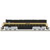 Atlas 40006556 Master Series Silver N Scale C-628 Diesel Locomotive (Silver Sound Ready�) - Monon # 408 (Black/Gold)