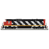 Atlas 40006561 Master Series Silver N Scale C-630 Diesel Locomotive (Silver Sound Ready�) - Canadian National # 2007 (Black/White/Red)