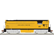 Atlas 40006649 Master Series Silver N Scale H16-45 Diesel Locomotive (Silver Sound Ready�) - Akron, Canton and Youngstown # 201 (Yellow/Black)