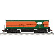 Atlas 40006651 Master Series Silver N Scale H16-45 Diesel Locomotive (Silver Sound Ready�) - New Haven (full baloon) # 5912 (Green/Orange)