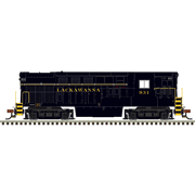 Atlas 40006653 Master Series Silver N Scale H16-45 Diesel Locomotive (Silver Sound Ready�) - Delaware, Lackawanna and Western # 931 (Black/Gold)