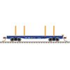 Atlas 50006274 Master Series N Scale 45' Logging Flat Car - Ontario Northland 4627 (Blue/Yellow) Atlas 50006274 Master Series N Scale 45' Logging Flat Car - Ontario Northland 4627 (Blue/Yellow)