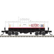 Atlas 50007309 Master Series N Scale Extended Vision Caboose - Dupont Road # 912C (Black/White)
