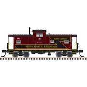 Atlas 50007312 Master Series N Scale Extended Vision Caboose - Mass Costal Road # 10 (Red/Black/Yellow)