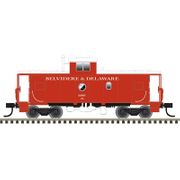 Atlas 50007315 Master Series N Scale Standard Vision Caboose - Belvidere & Delaware Road # 595 (Red/Black)